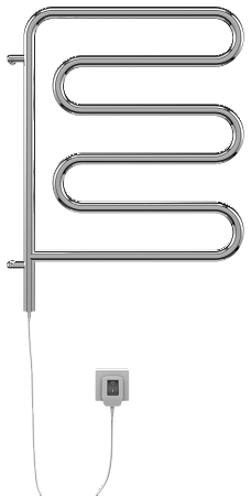 Электро 25 Ш-обр 450х570 поворотный Полотенцесушитель  TERMINUS Люберцы - фото 2