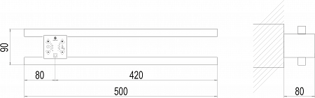 Полка Электро П2 ПРОФ 500х90 NEW Люберцы - фото 4